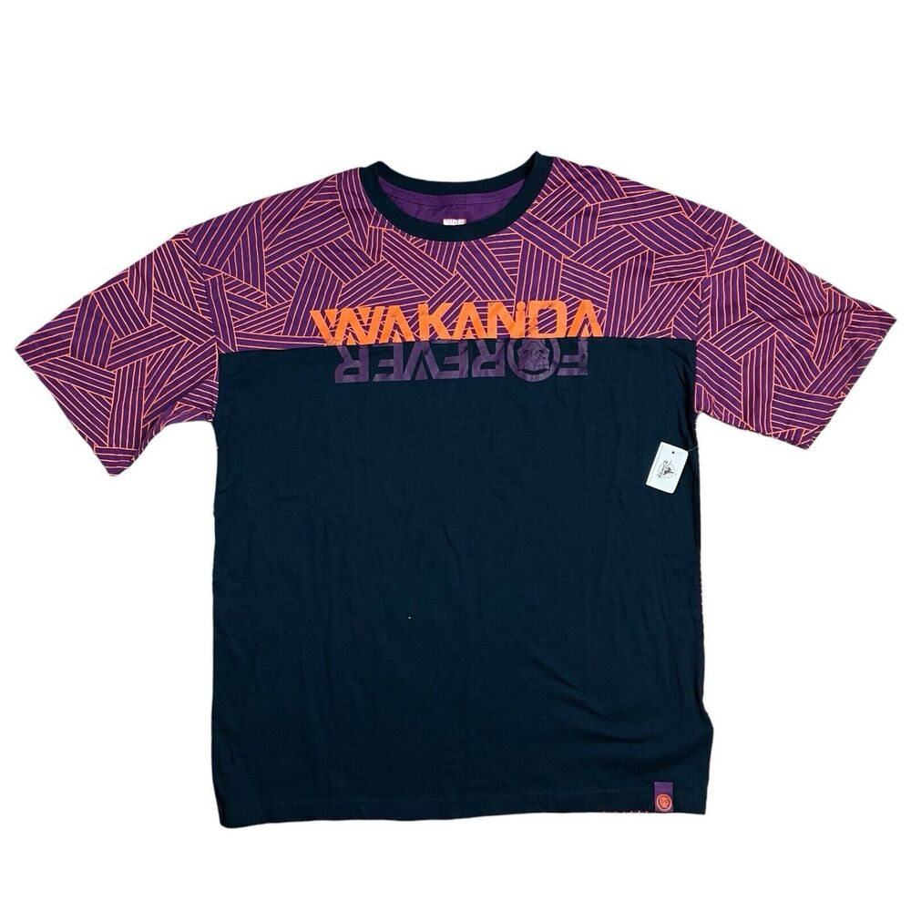 Disney Parks Marvel Black Panther: Wakanda Forever T-Shirt Adult Size M Purple